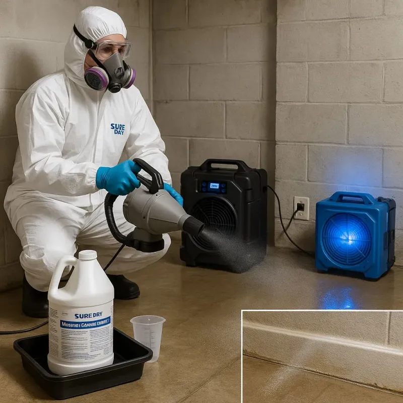 Sanitization and Odor Removal process in Ashland, NJ